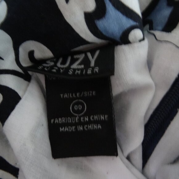 suzy shier midi womens skirt patterned mint condition size 00 - Picture 4 of 7